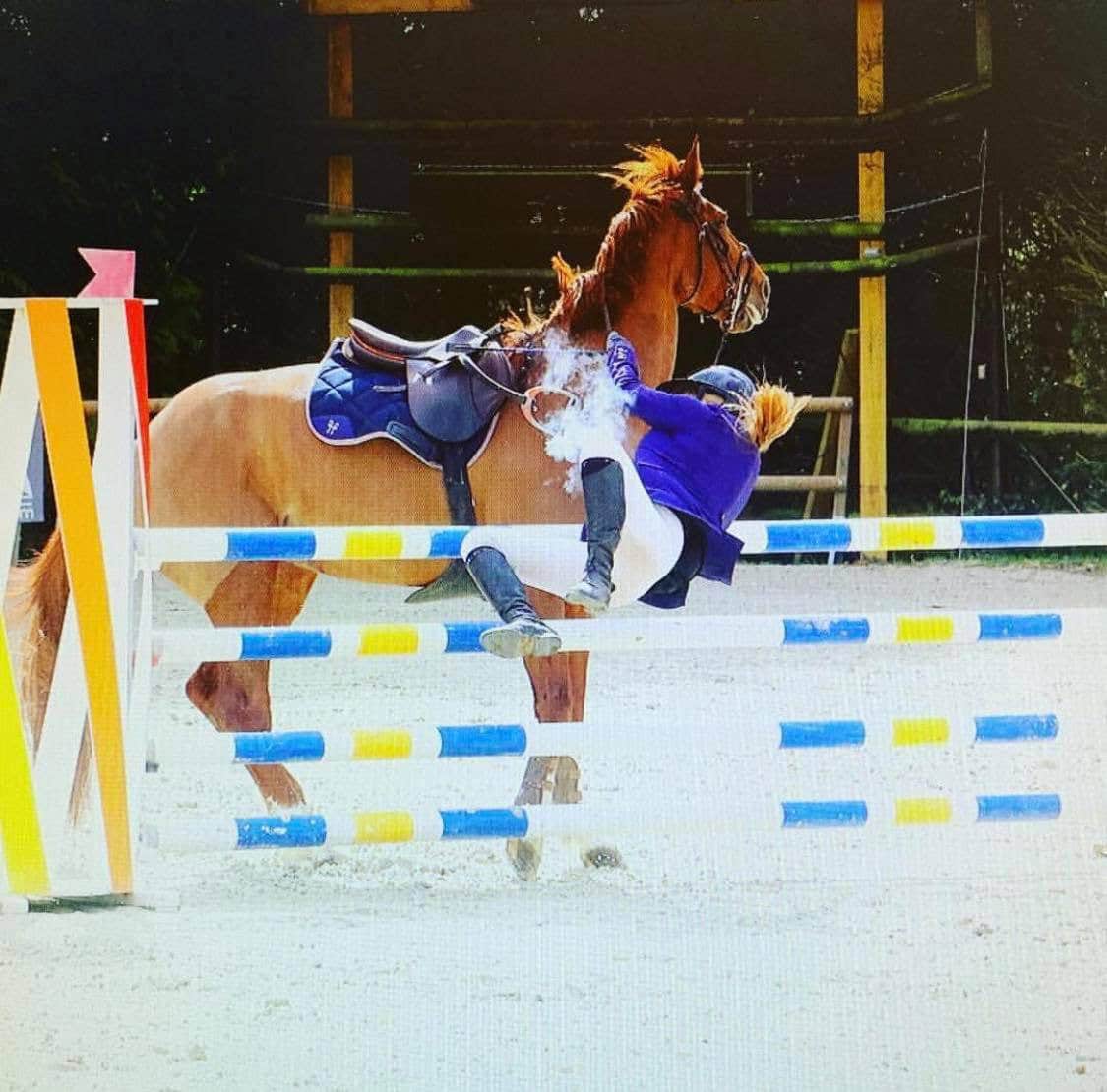 Athina Miliotis horse fall