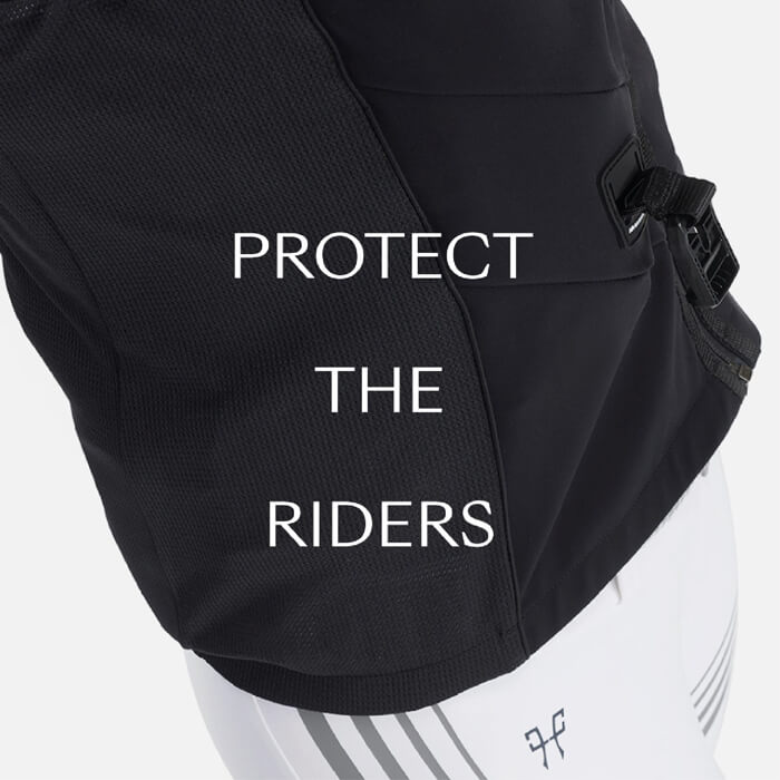 airbag protect the riders